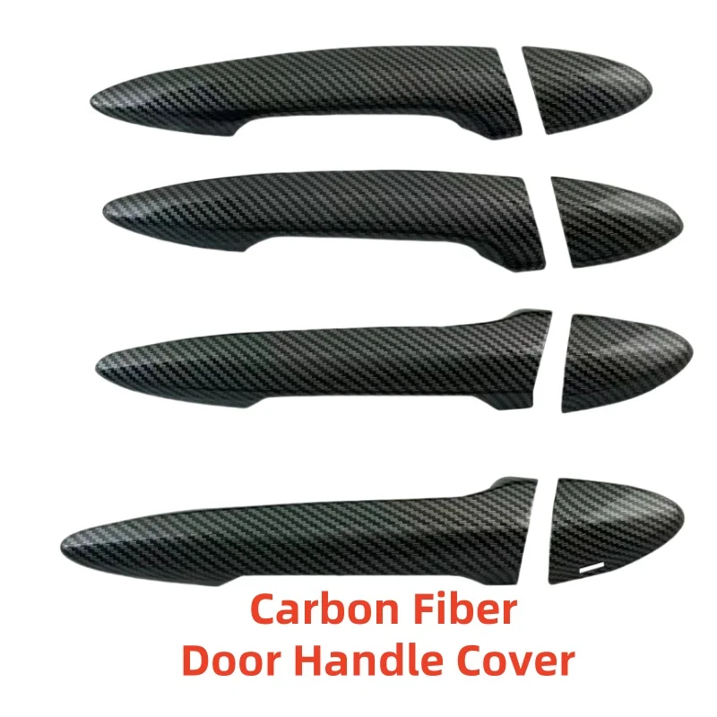 ABS الكربون اكسسوارات السيارات مطلي غطاء مقبض الباب الخارجي الكسوة لصق نمط لكزس IS IS250 IS35 IS-F 2007 2009 2010 2013 #4