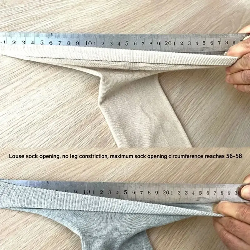 Thickened Pure Cotton Prosthetic Socks for Amputees, High Elasticity Residual Limb Socks Protective Cushion Sleeves view 4