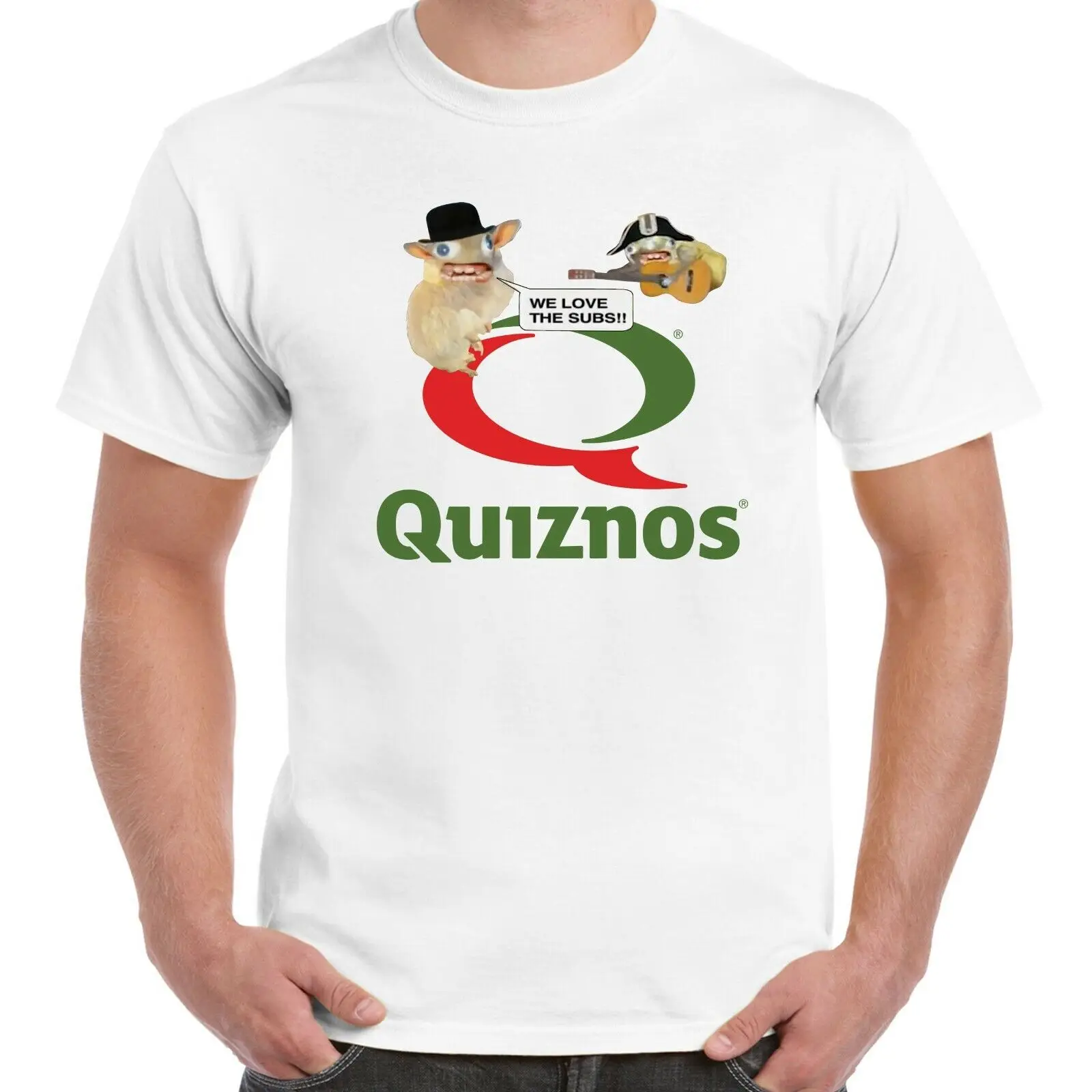 Quiznos T-Shirt - Quiznos Dead Hamsters T-Shirt - Defunct Sandwich Chain