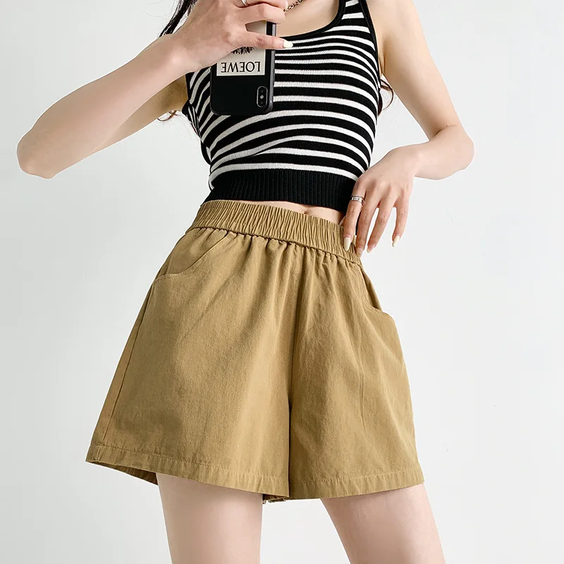 Summer Women Cotton Sports Shorts Best Sellers of Clothings Short Out Wear Thin Loose Casual Wide Leg Pants