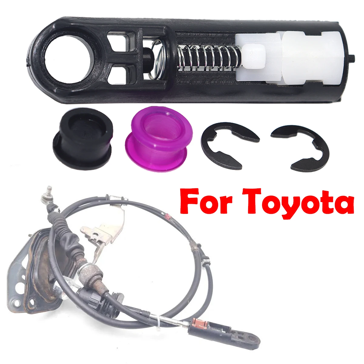 AT Gear Shift Cable Linkage Selector Bushing End Rod repair kit For Toyota RAV 4 Land Cruiser Prado Camry Highlander Harrier