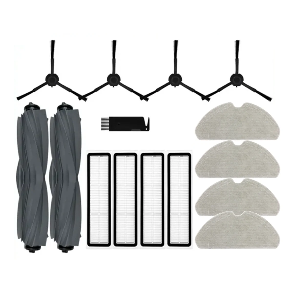 The New Replacement Parts for Bot D10S / D10S Pro Vacuum Cleaner Main Side Brush Hepa Filter Mop Cloths Accessories