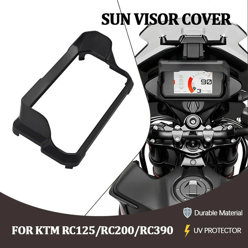 For KTM RC125 RC200 RC390 2022 2023 Motorcycle Sun Visor Instrument Screen Protector Cover ktm rc200 rc390 rc125 duke390 125