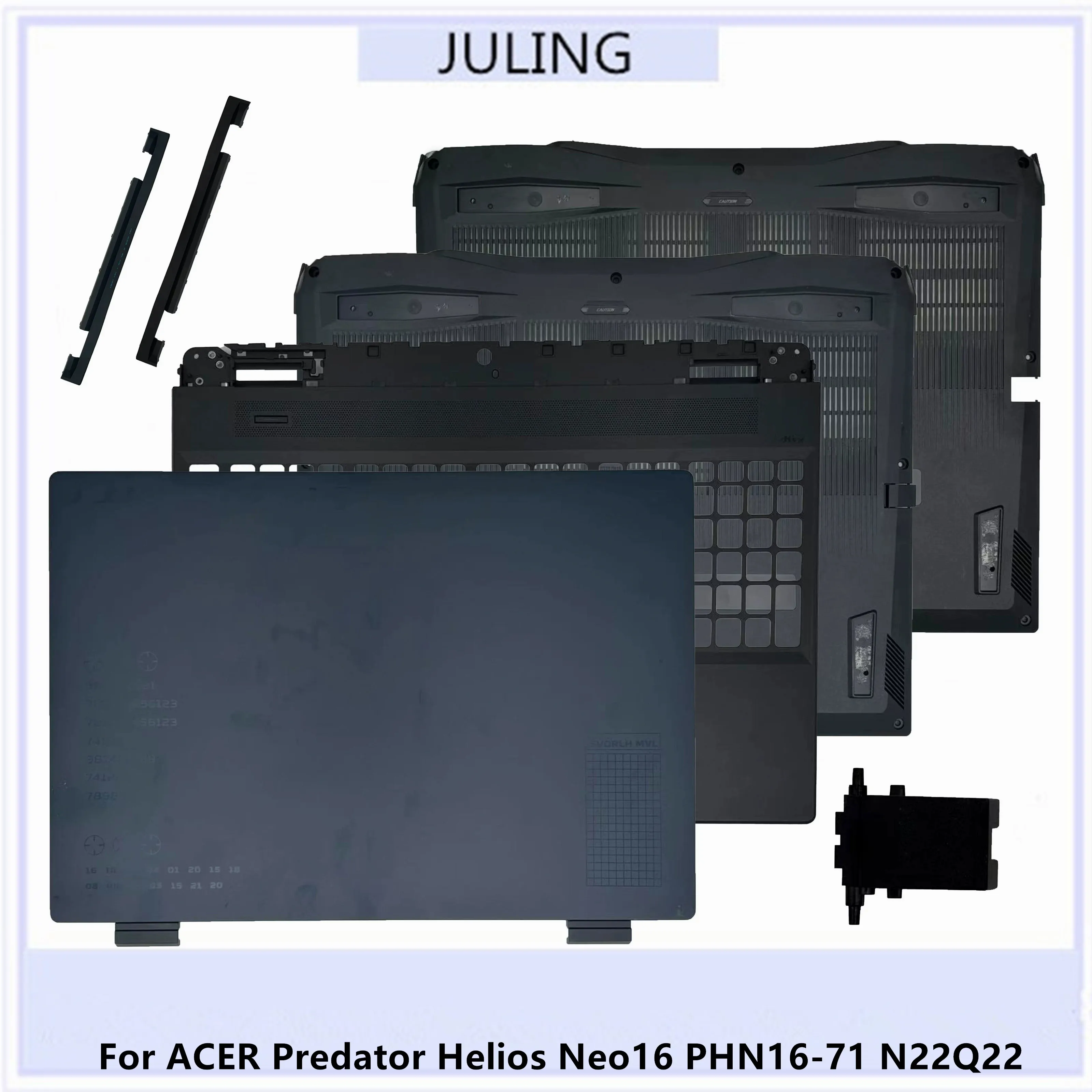 For ACER Predator Helios Neo16 PHN16-71 N22Q22 Laptop LCD Top Cover/Front Bezel/Palmrest Keyboard Bezel
