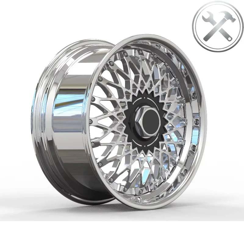 

Seller 2-piece 18-22 Inch Customization Wheels Forged Aluminium Alloy Rims Universal Passenger Car Refit Wheels