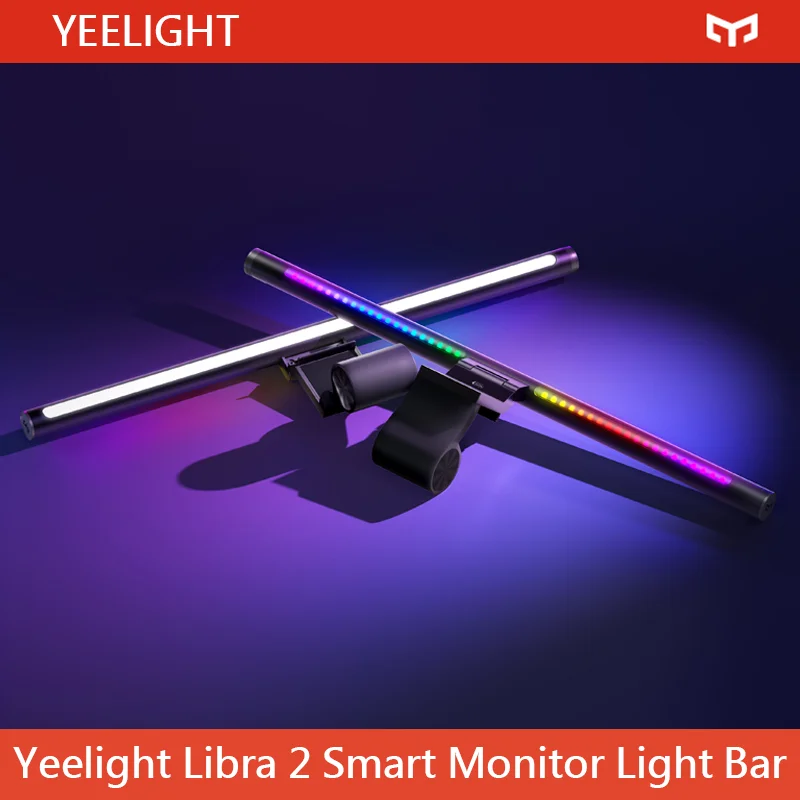 

Умная световая панель Yeelight Libra 2 с RGB-дисплеем, подвесная лампа с управлением через приложение, совместима с Matter, Alexa, Google Home
