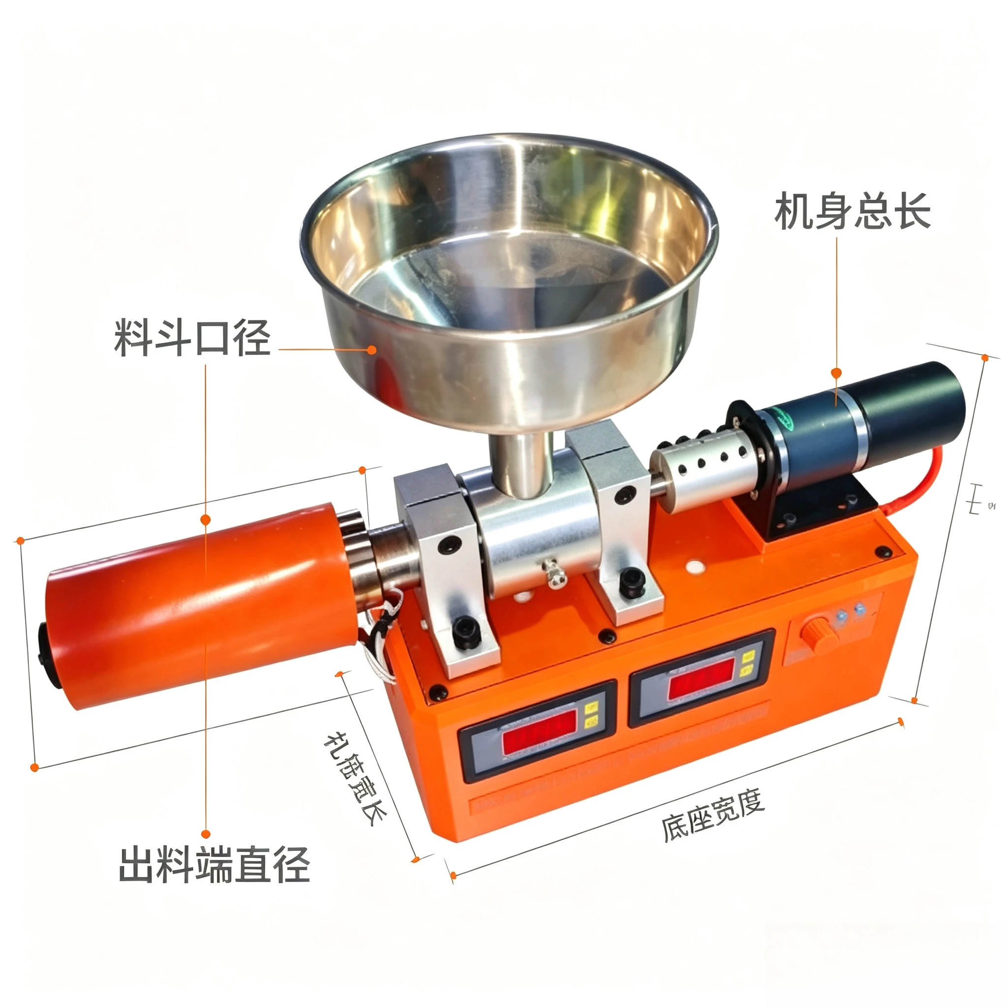 Dual Voltage Desktop Single Screw Extruder PLA PETG ABS Recycling 3D Printing Filament Making Equipment