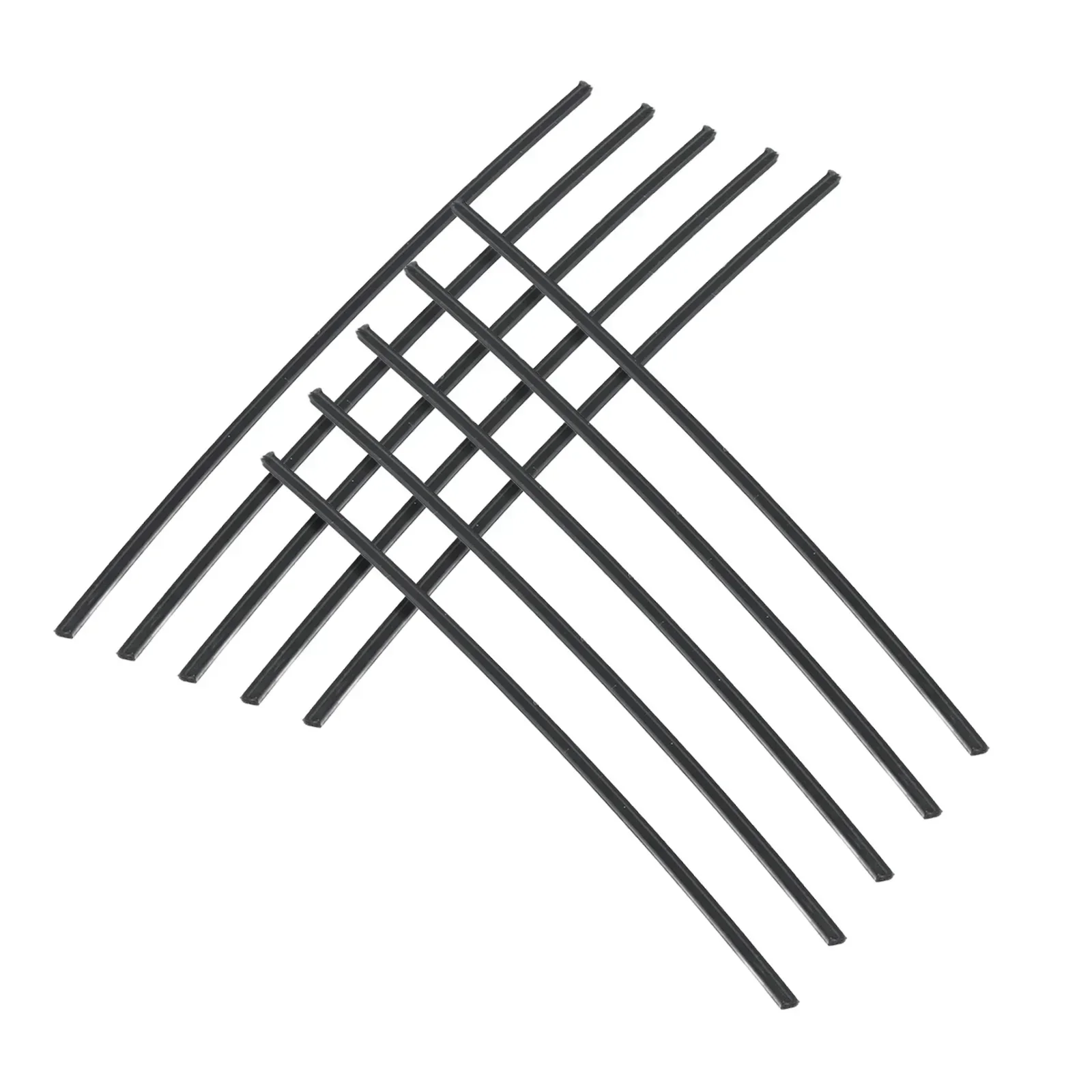 10PCS ABS Plastic Welding Rods 250mm Length Welding Sticks 5x2.5mm For Plastic Welder Bumper Repair Welding Rods