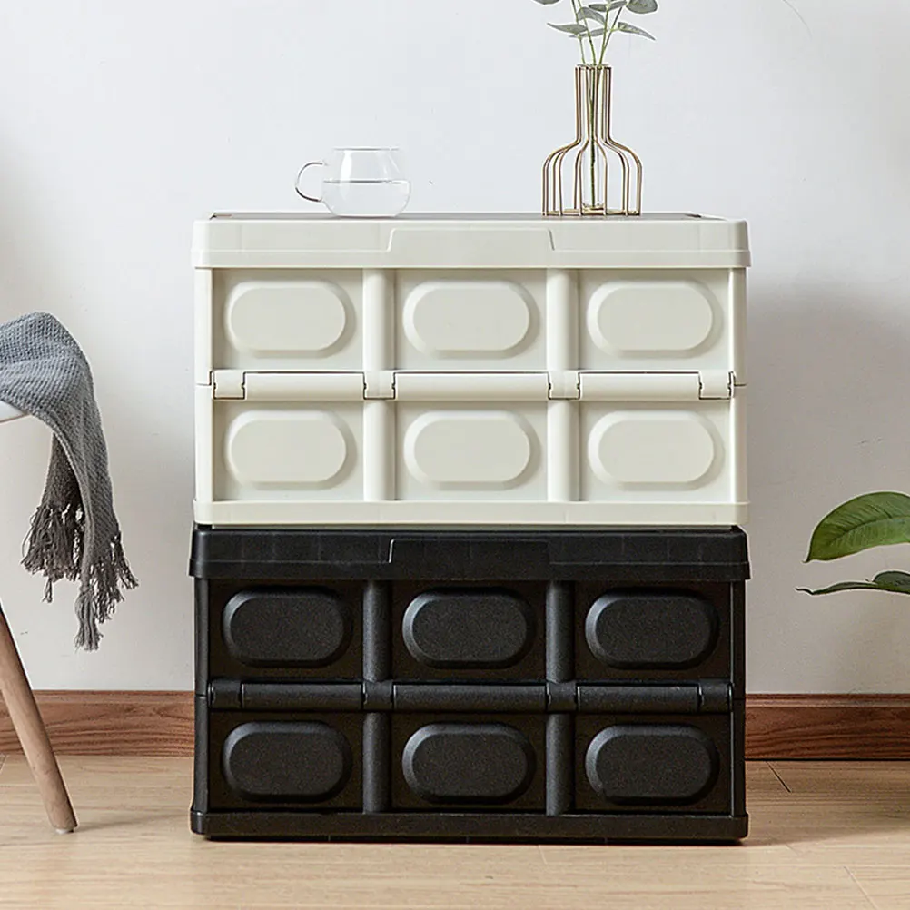 

Storage Box Trunk Organizer for Groceries Fold Cargo Compartment Plastic Organizers