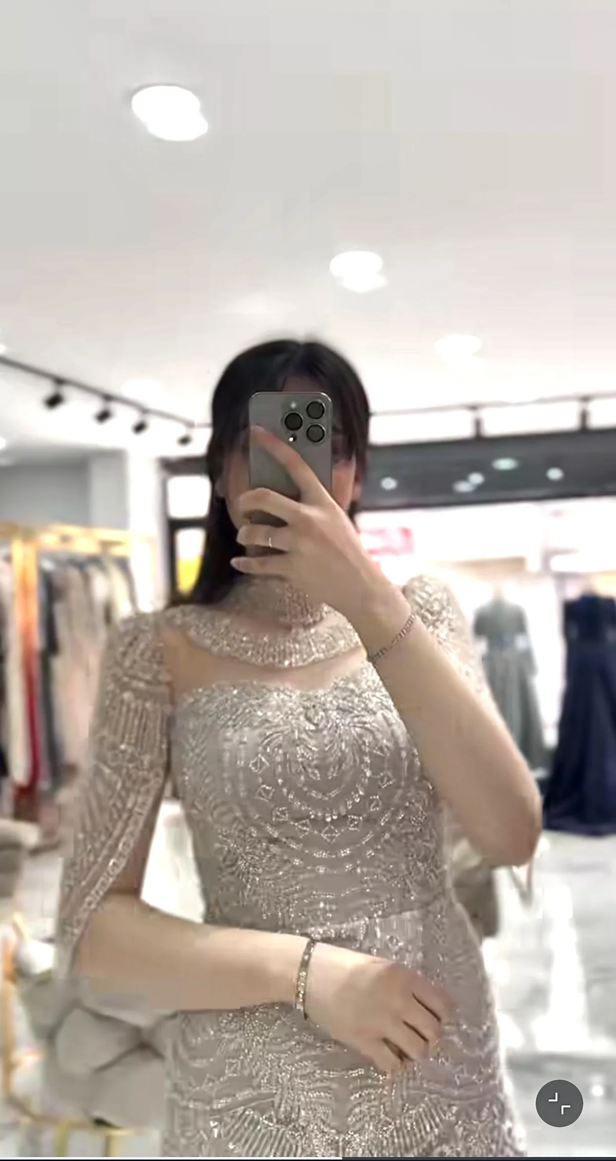 FATAPAESE Customized eEngagement Dress Full Beaded Sequins Stones Bodice Cape-Tank Sleeve Sheath Gown Wedding Bridesmaid Dress