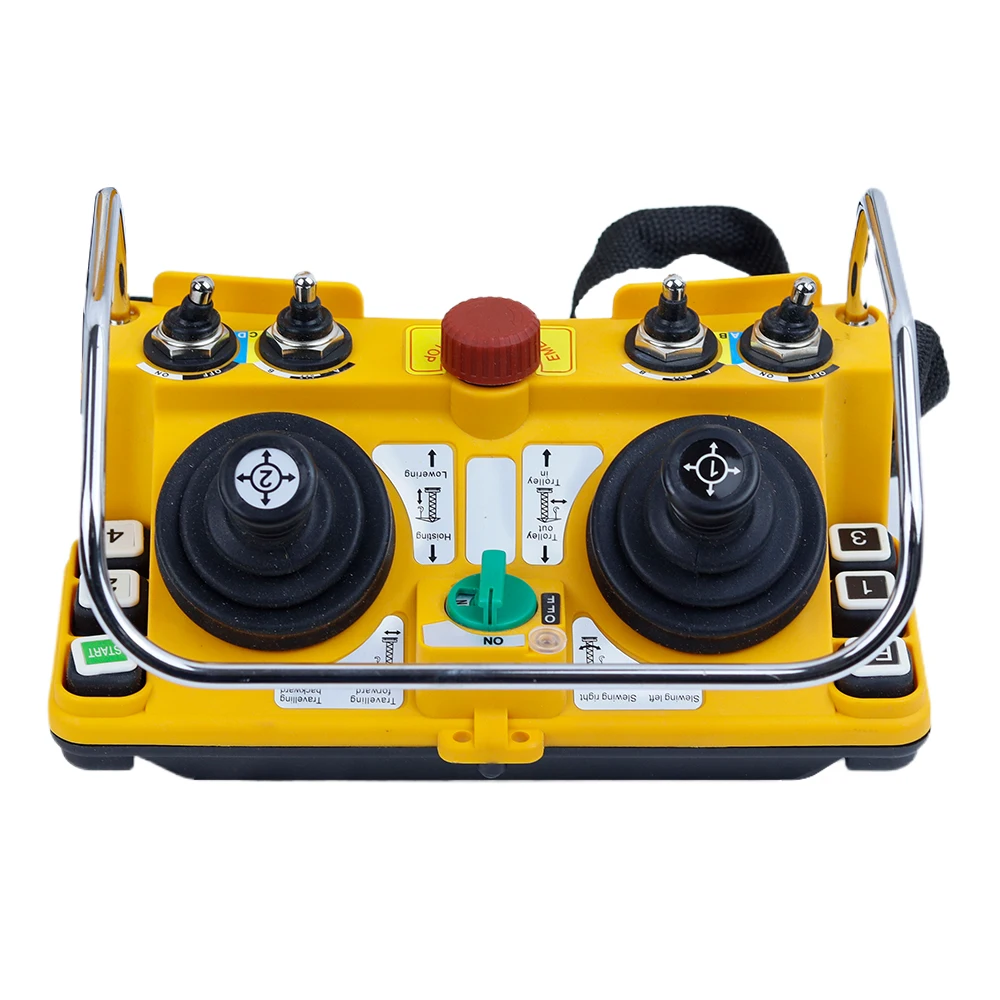 

Беспроводной пульт дистанционного управления для башенного крана F24-60 с двумя джойстиками, однопозиционный передатчик, промышленный пульт дистанционного управления