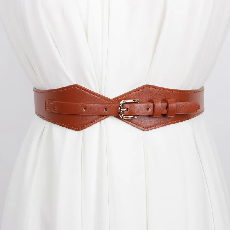 Elastic waistband female design niche versatile fashionable decoration matching skirt suit jacket elastic waistband