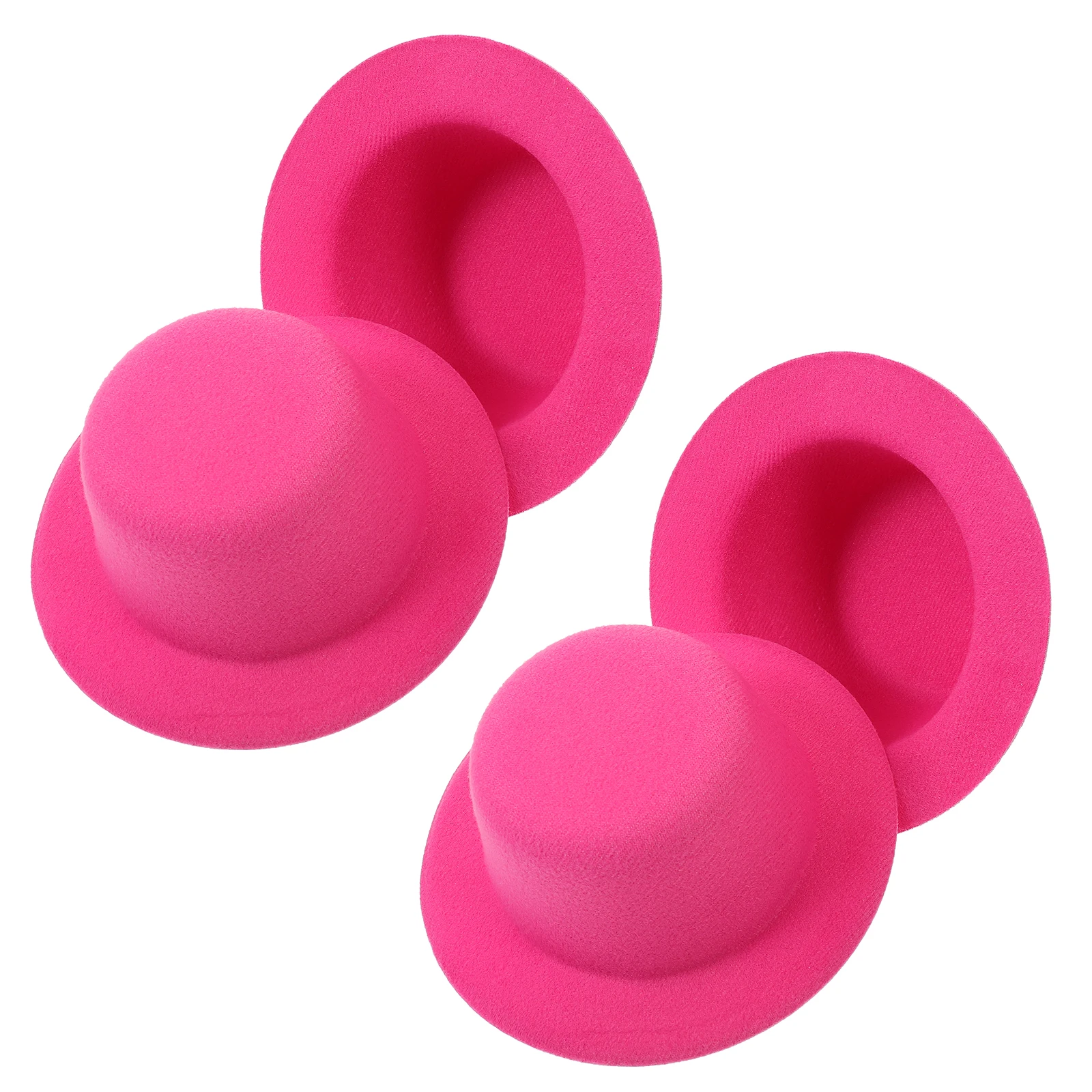 

4 Pcs Mini Hat Tops Hats for Crafts Tiny Diy Miniature Decorative Lovely Decorations Formal
