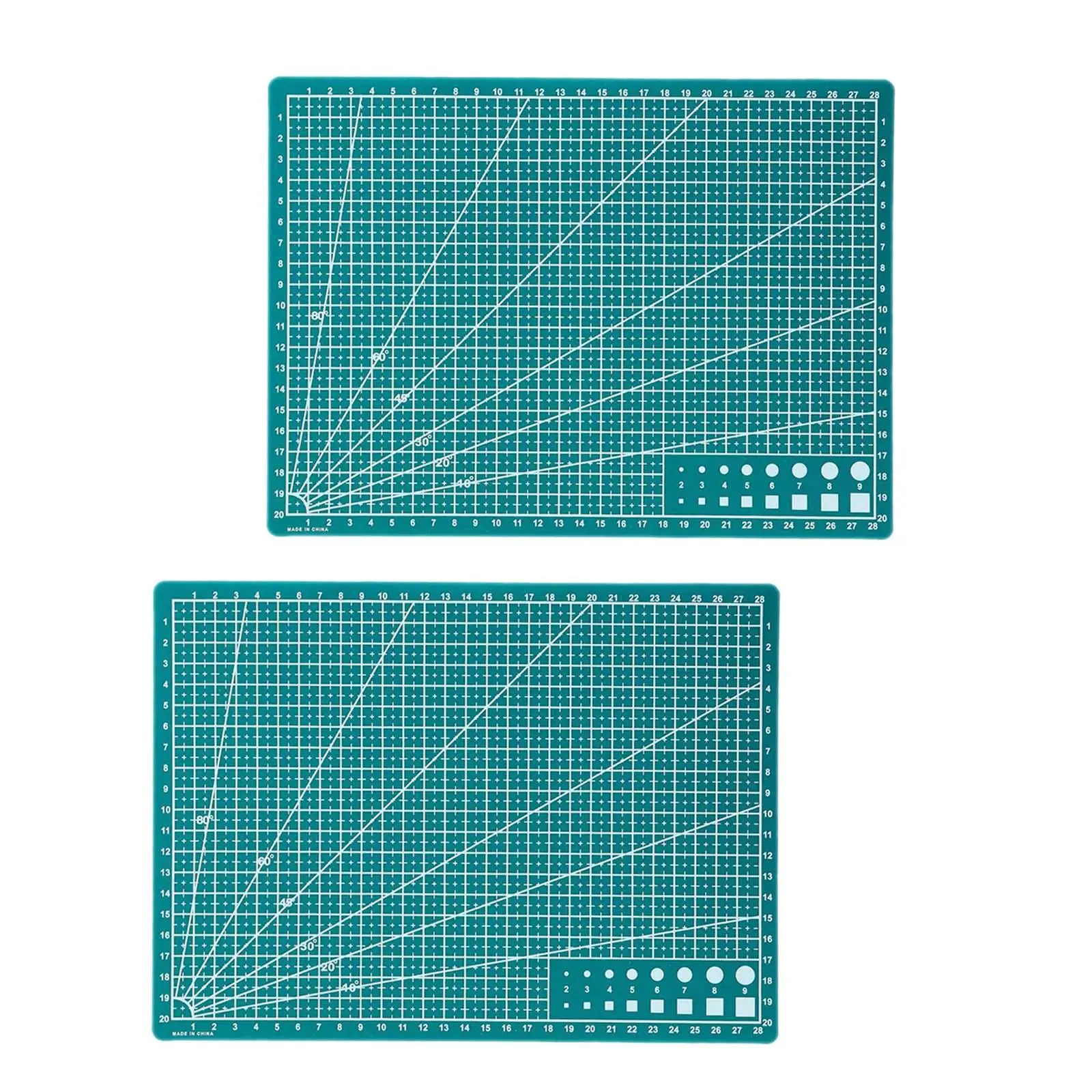 Tablas de corte con rejilla para manualidades, tapetes de costura para manualidades, 2 uds.