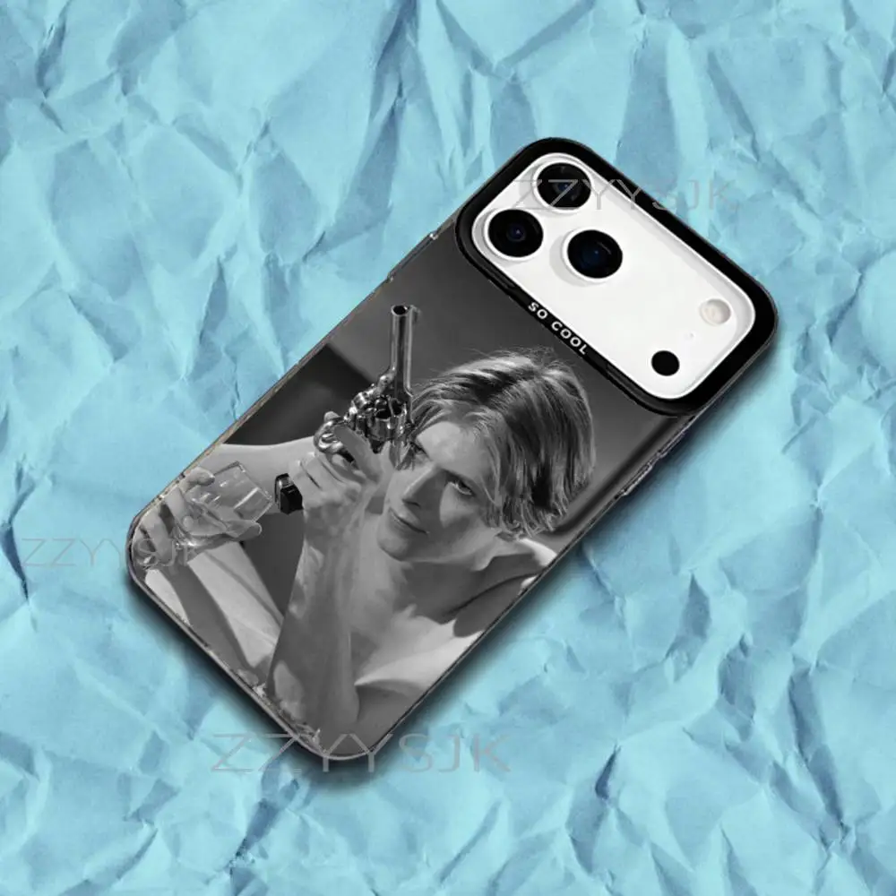 D-David Bowie Lets Dance Phone Case For iPhone 17,16,15,14,13,12,X,8,Pro,Max,Plus,SE4,Air,Mini HD Black IMD Matte