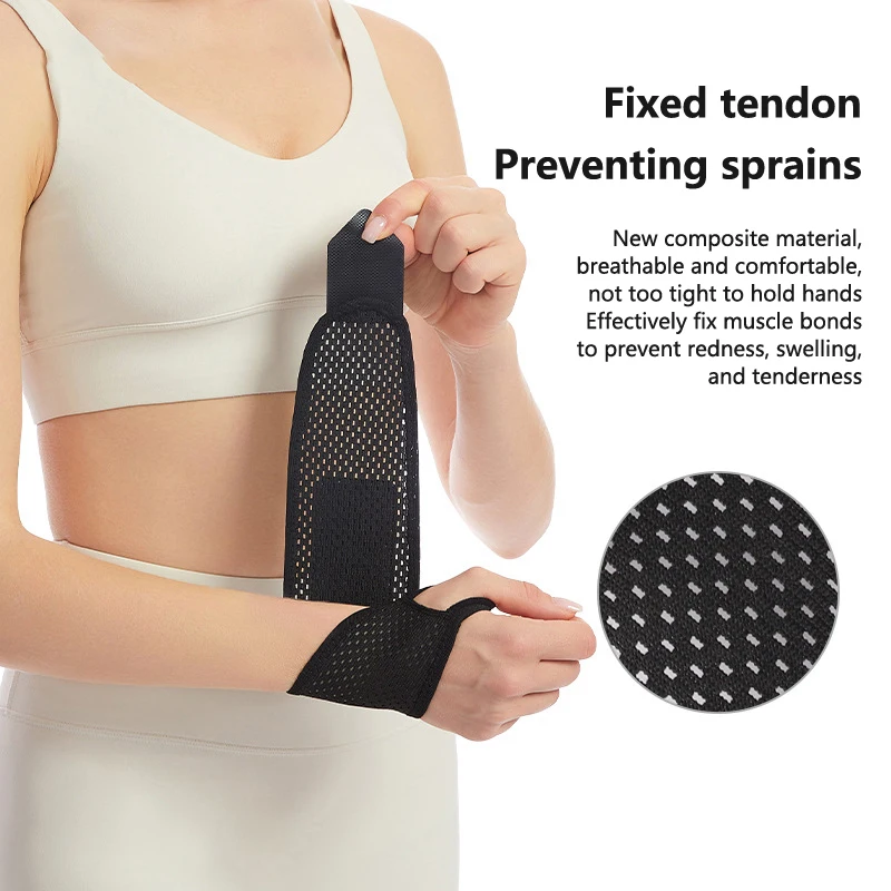 Breathable Wrist Support Brace Adjustable Pressurized Wrist Protectors For Joint Pain Sprain Prevention Tendon Sheaths Unisex