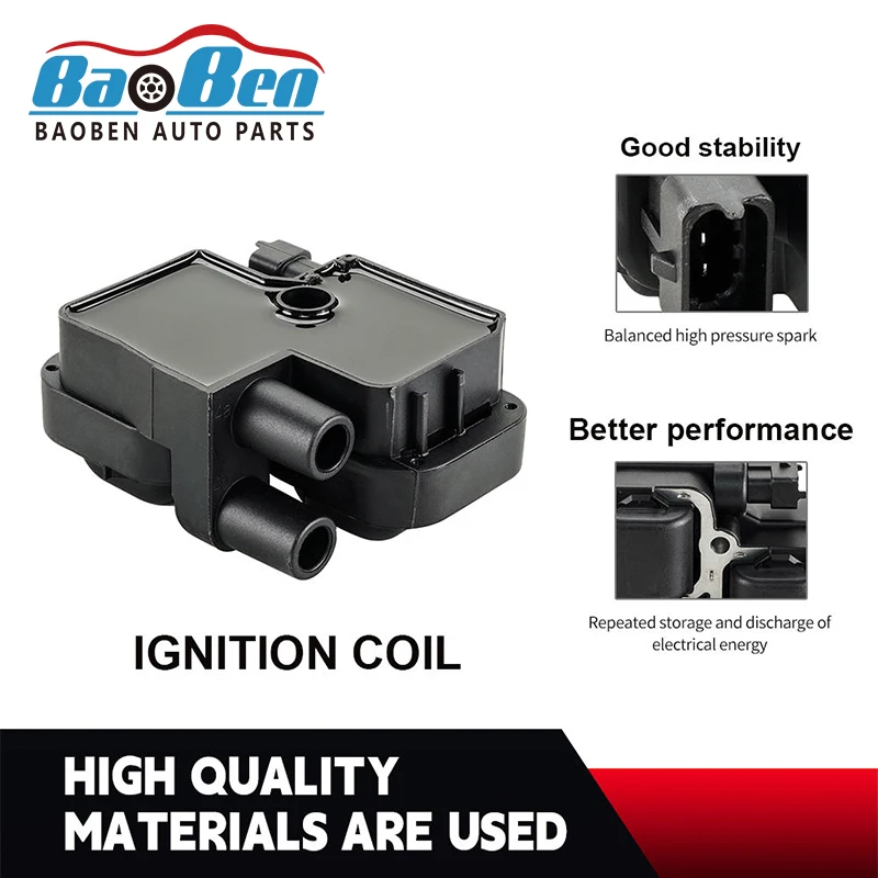 Baoben  M112 W215 2005 W211 E55 AMG CLK 320 C240 OEM 0001587803 A0001587803 12V high-performance ignition coil