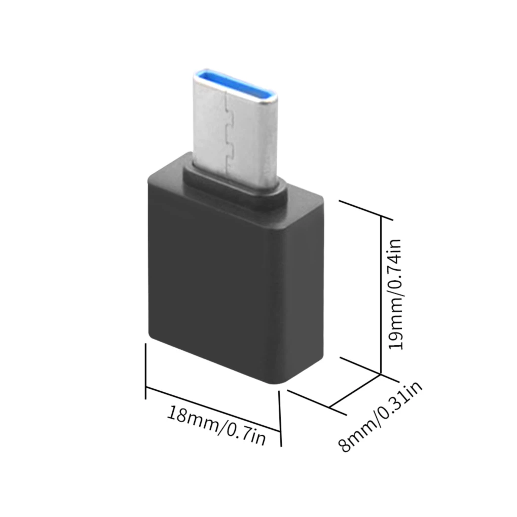 

Type-c to USB Adapter Mobile Phone Mini Type-c Converter Fast Data Transmission OTG Adapter 1pc