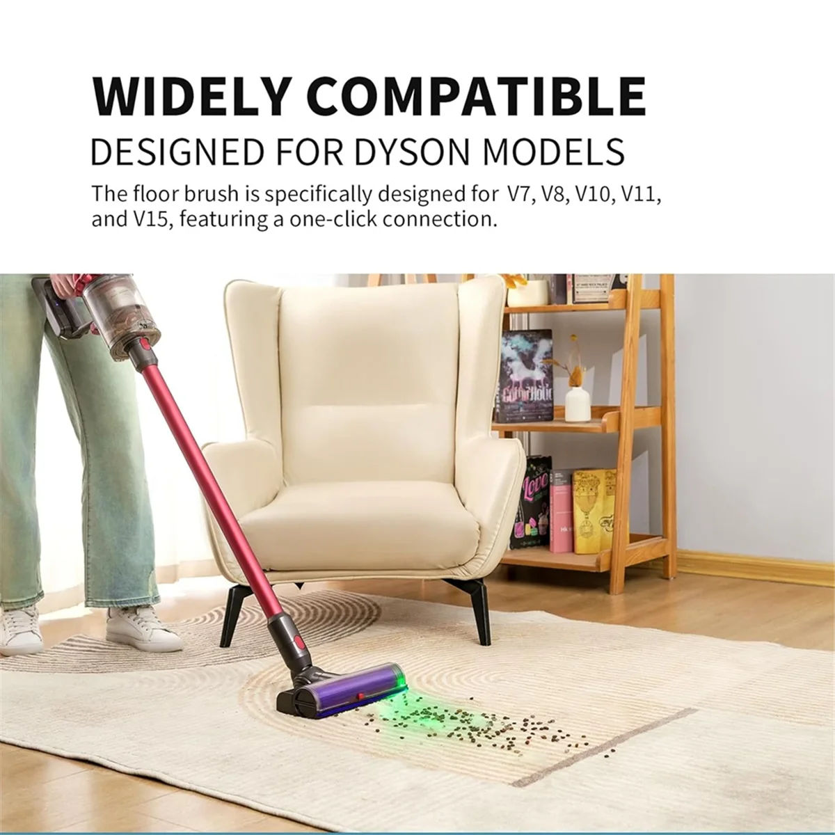 

A56T для Dyson V7 V8 V10 V11 V15, сменная головка щетки для пылесоса, насадка для щетки для пола