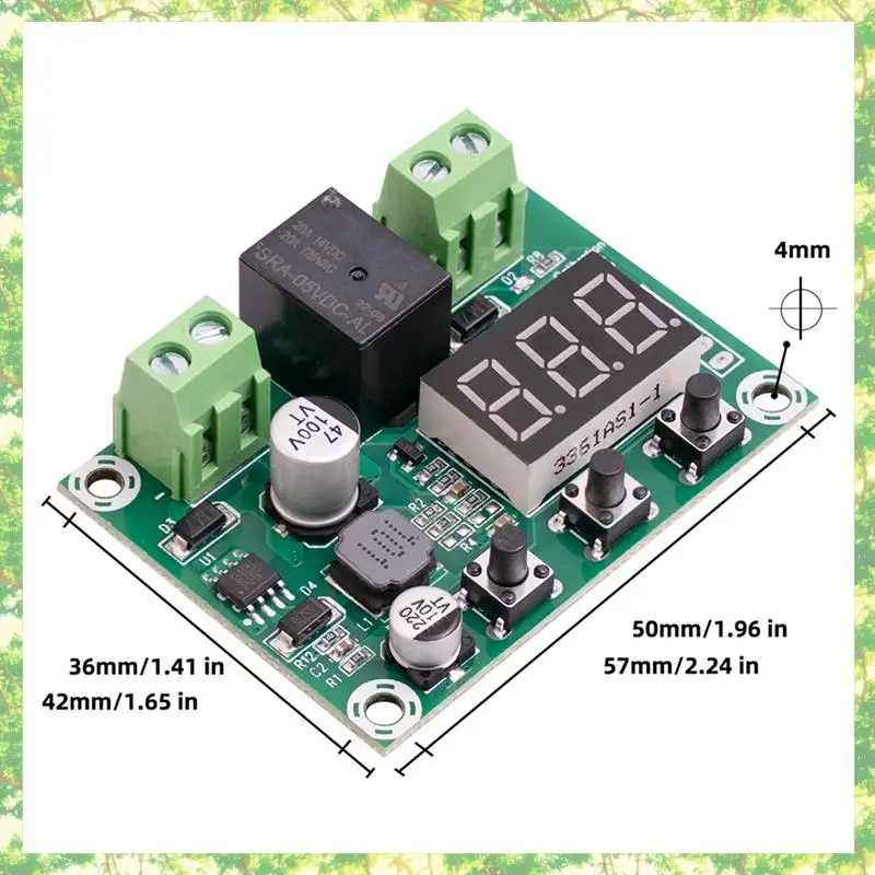 Smart-4X 6V-80V Battery DC Voltage Protection Module High Voltage Undervoltage Battery Disconnect Output Protection Board