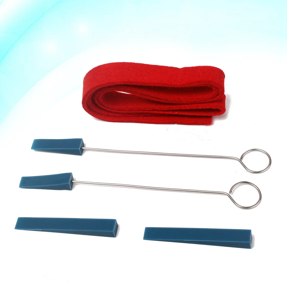 

4 Pcs Piano Tuning Fork Tuning Rubber Mutes Temperament Strip Set Piano Tuning Tools Kit Musical Tuning Fork