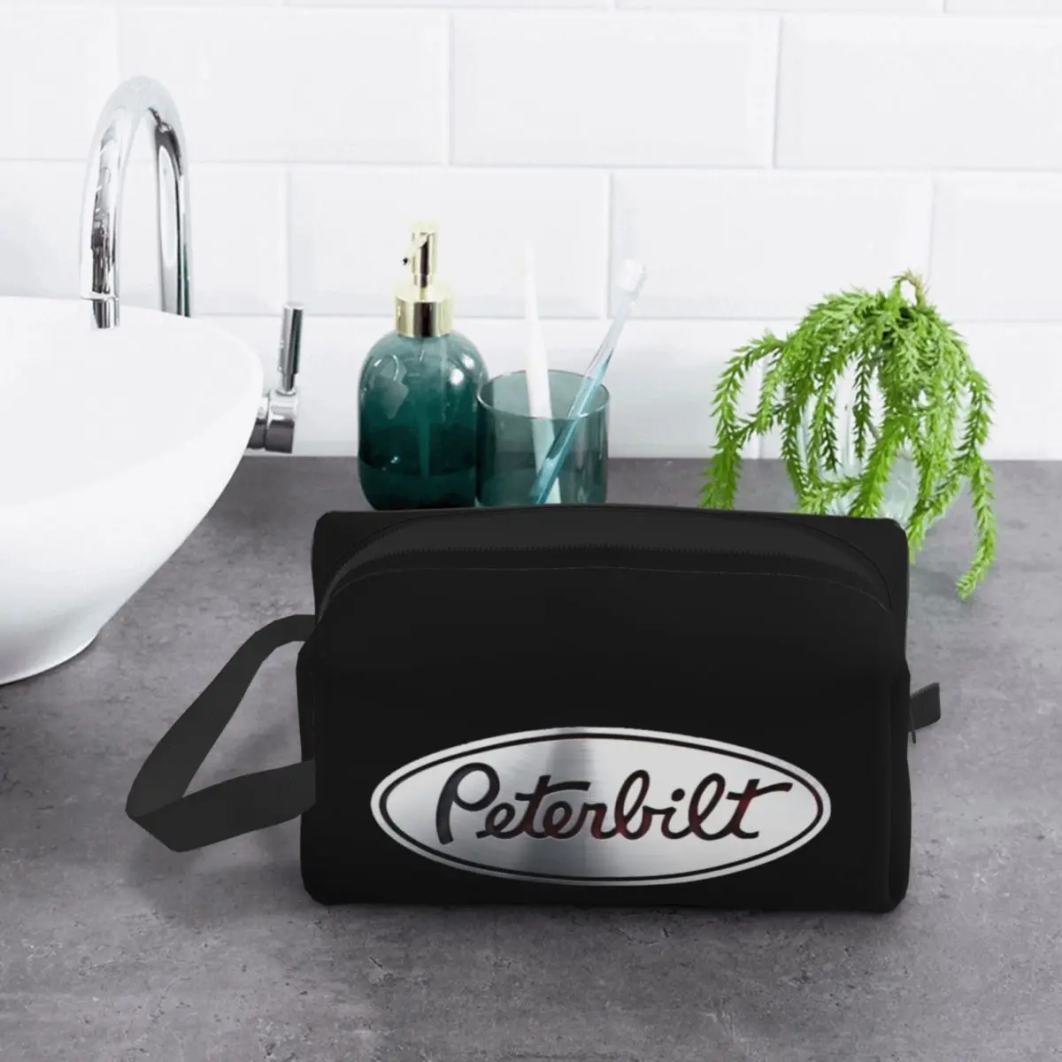 

Косметичка Peterbilt: органайзер для макияжа, дорожный несессер, косметичка для женщин, косметичка для путешествий, пенал