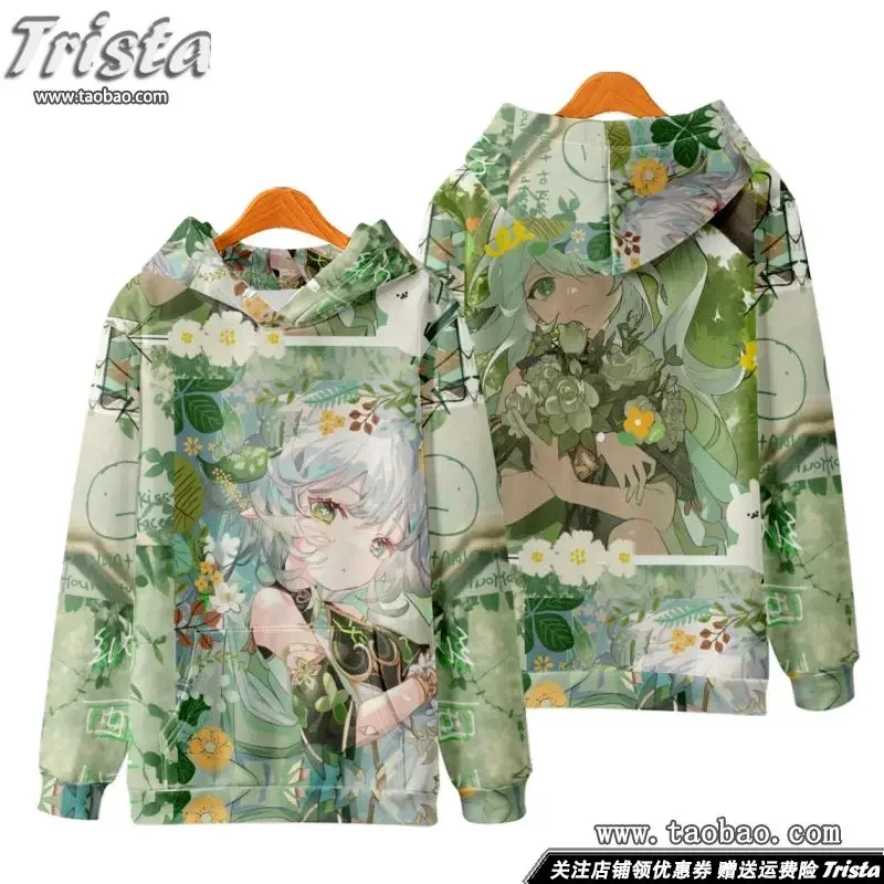 

Games Genshin Impact Kamisato Ayaka Inazuma 3D Print Hoodies Fall Winer Suit Hoodies Sportswear Harajuku Women/Men the Hooded