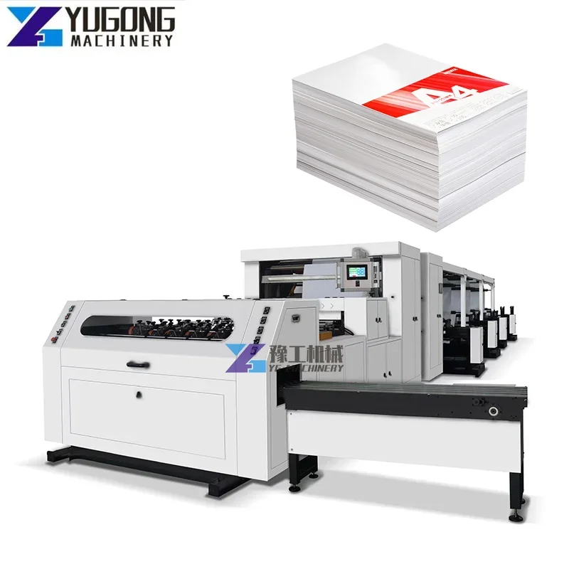 High Quality A3 A4 Size Paper Making Machine Cutter and Reams Packing Machine Small A4 Paper Cutting Machine