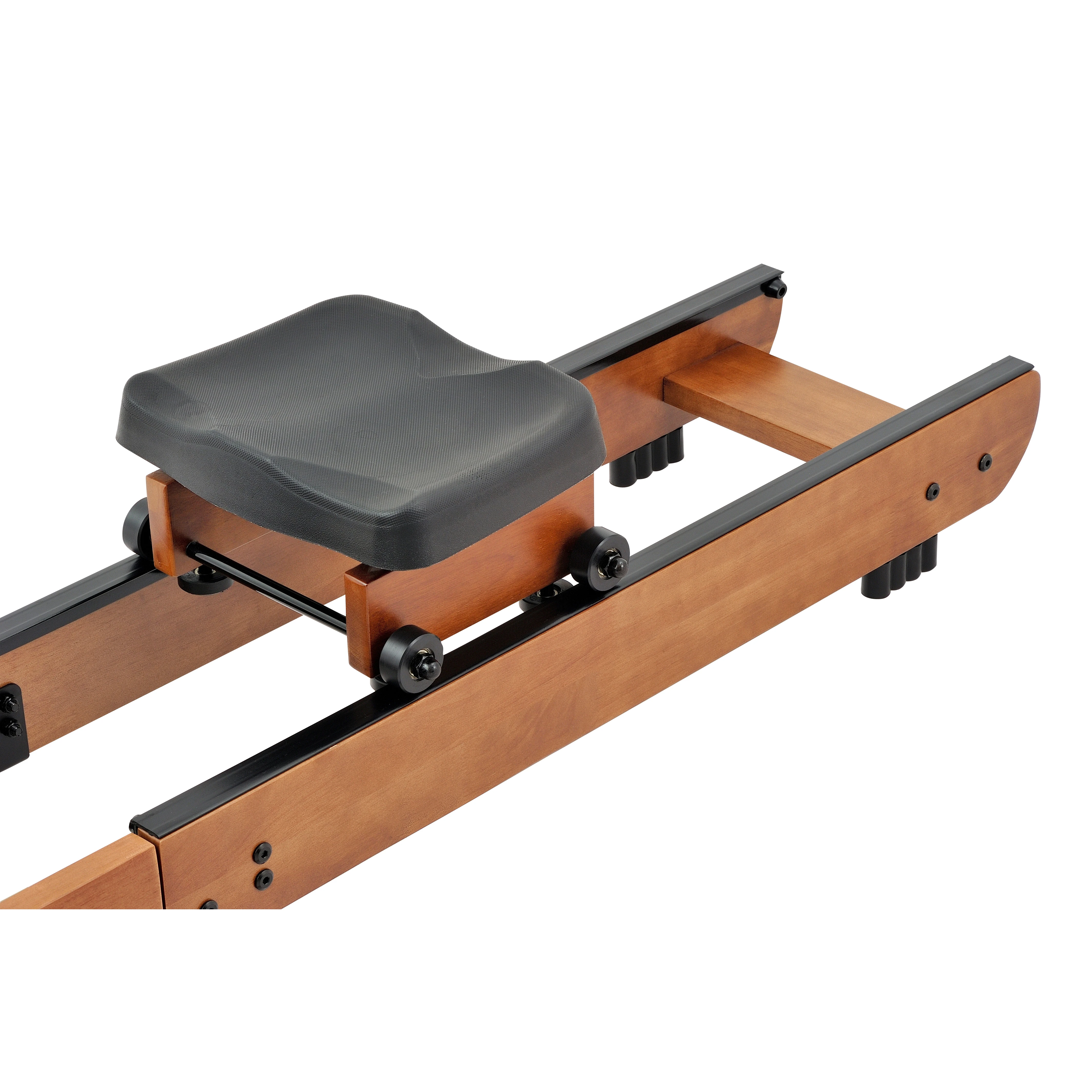 2024 New Solid Wood Water Resistance Rowing Machine, Foldable, Aerobic Rowing Trainer