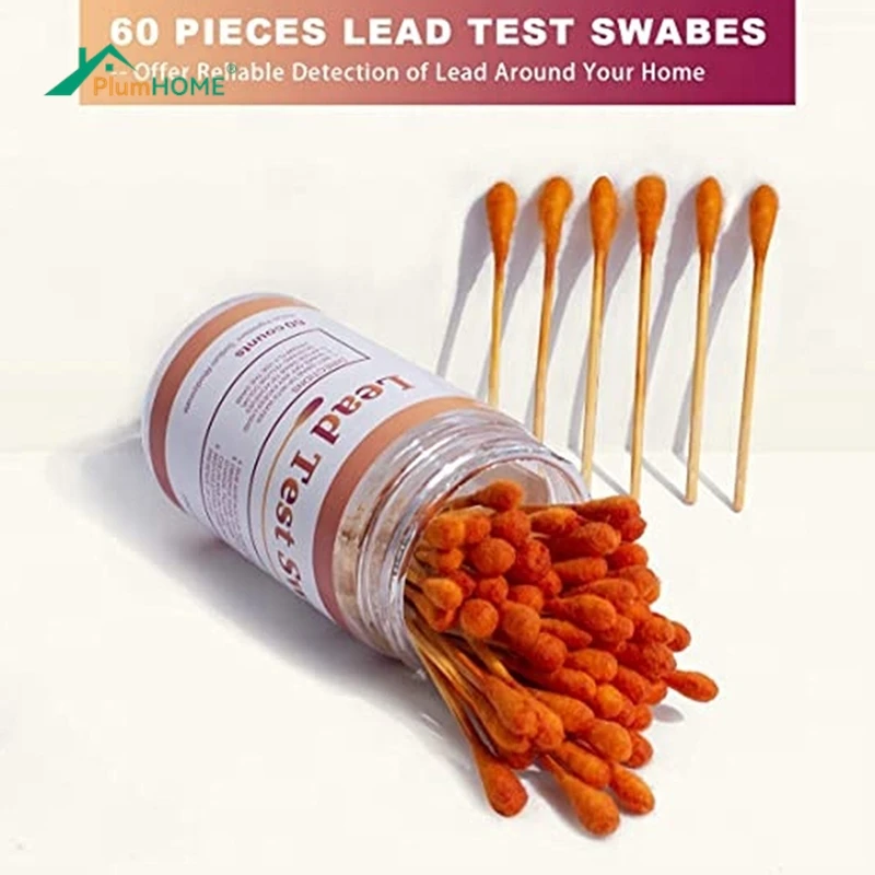 Lead Test Kit With 30pcs Test Swabs High-Sensitive Instant Lead Paint Test Kit Lead Testing Strips For Plaster Dishes Metal