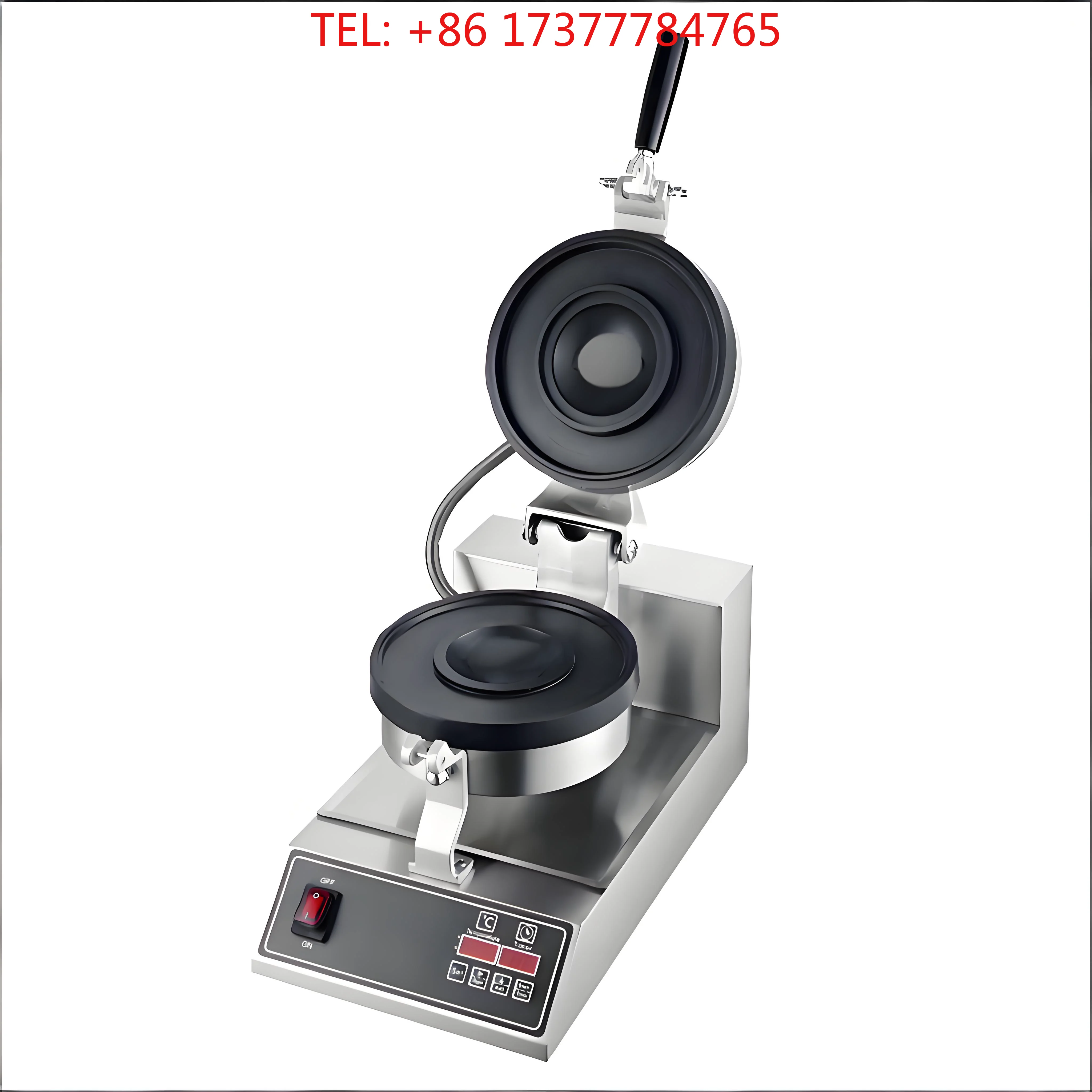 Food tools Commercial Single Use Burger Press Machine Digital Sandwich Maker Non-stick Pan 11 cm Hamburger Waffle