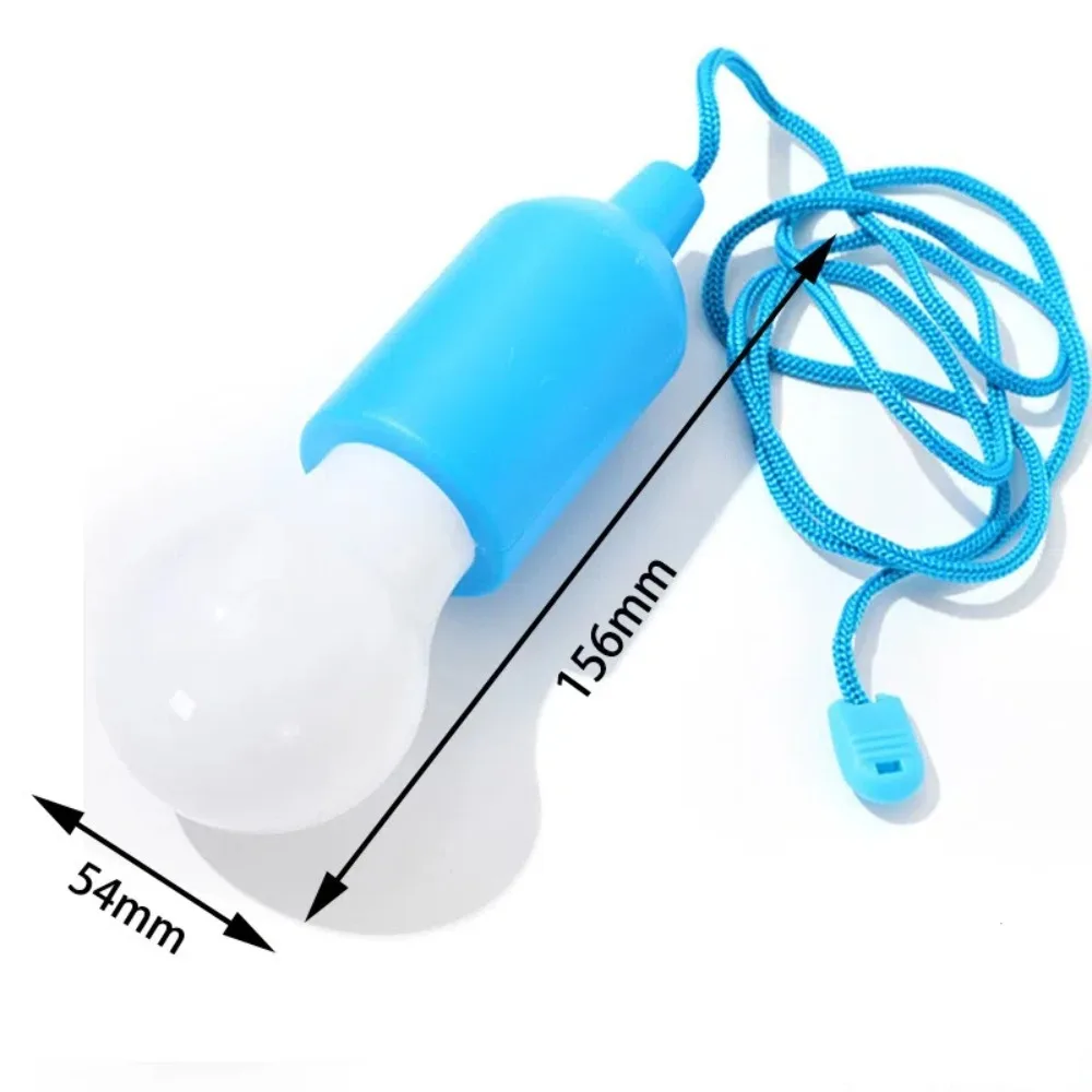Portable Battery Operated LED Camping Light Garden Decor Multi-color Hanging Light Drawstring Tent Lights Camping