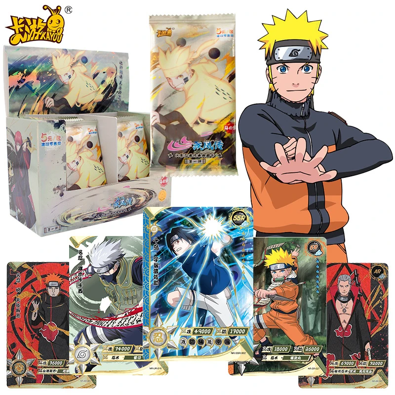 Cartas de Dragon Ball Demon Slayer de Naruto para niños, juegos Flash Super Z, colección de personajes de Anime, juguete de cartas de juego, regalo