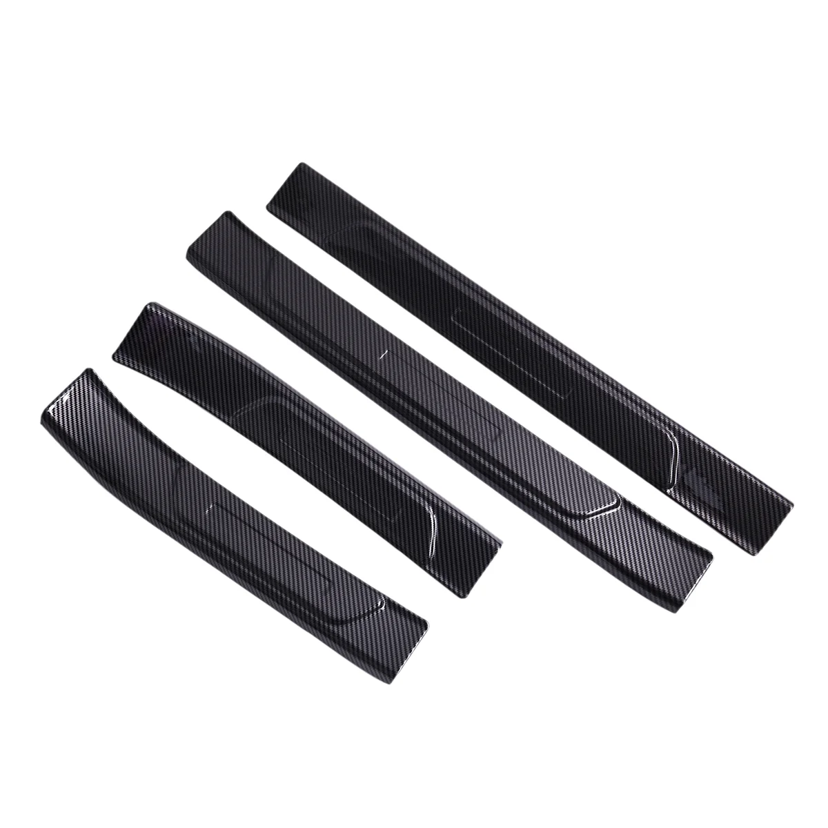 

4PCS Outside Door Sill Guards Door Sill Entry Guard Cover Decor Carbon Fiber Color for BYD Seal / BYD ATTO 4