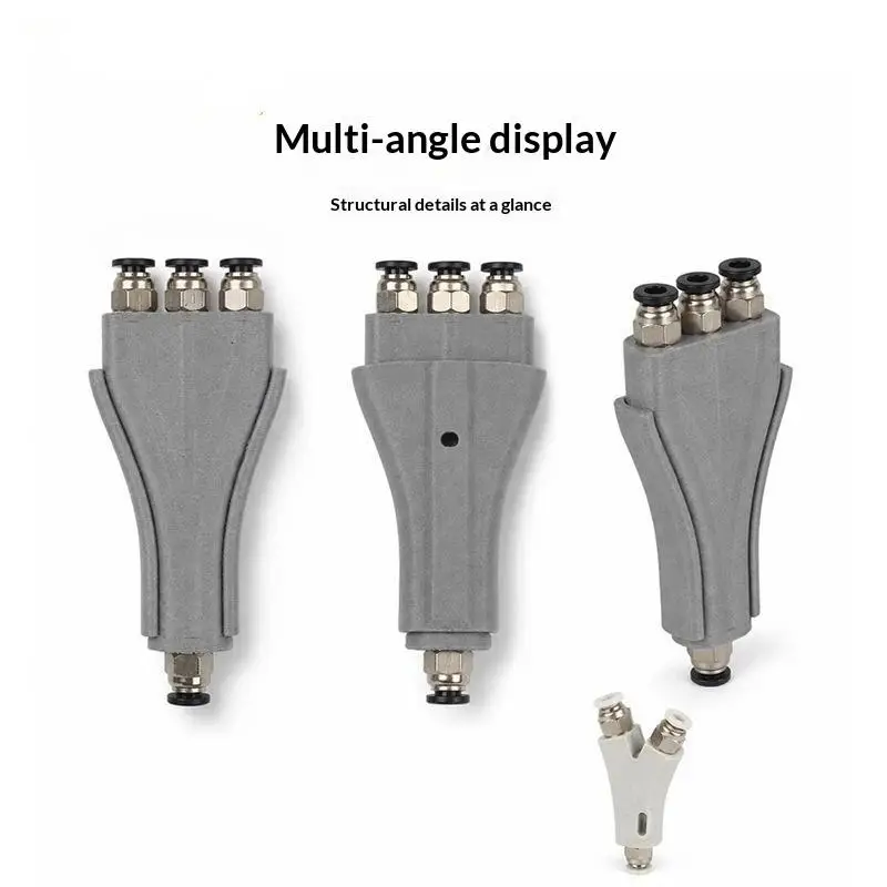 ∘Y Shaped 3 Way 3D Printer Filament Splitter Universal Shunt Accessory Perfect for 3D Printer DIY Mods