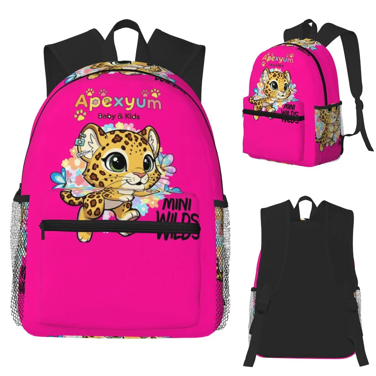 

Mini Wilds Collection By Apexyum Student Backpack School Bag Hiking Travel Daypack for Men Women Fashion Bookbag Shoulder Bags