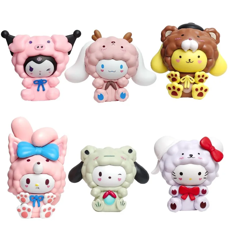 ميلودي كورومي سلسلة رأس الأغنام صندوق أعمى الشكل المد اللعب البيض الإعصار دمية لعبة زخرفة