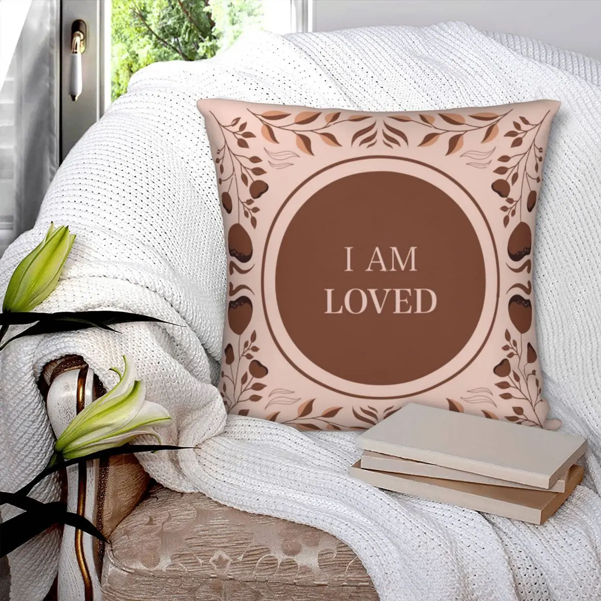 Affirmations For Self Love Square Pillowcase Polyester Pillow Cover Velvet Cushion Zip Decorative Comfort Throw Pillow For Home