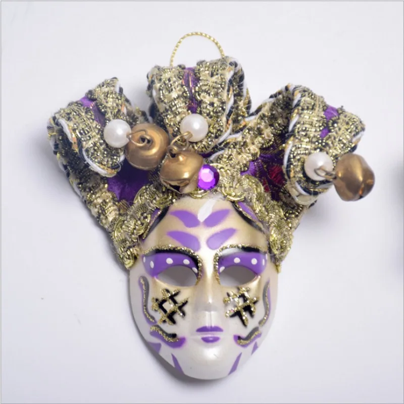 Daily Venice Mask New Cute Clown Full Face Mini Mask Pendant