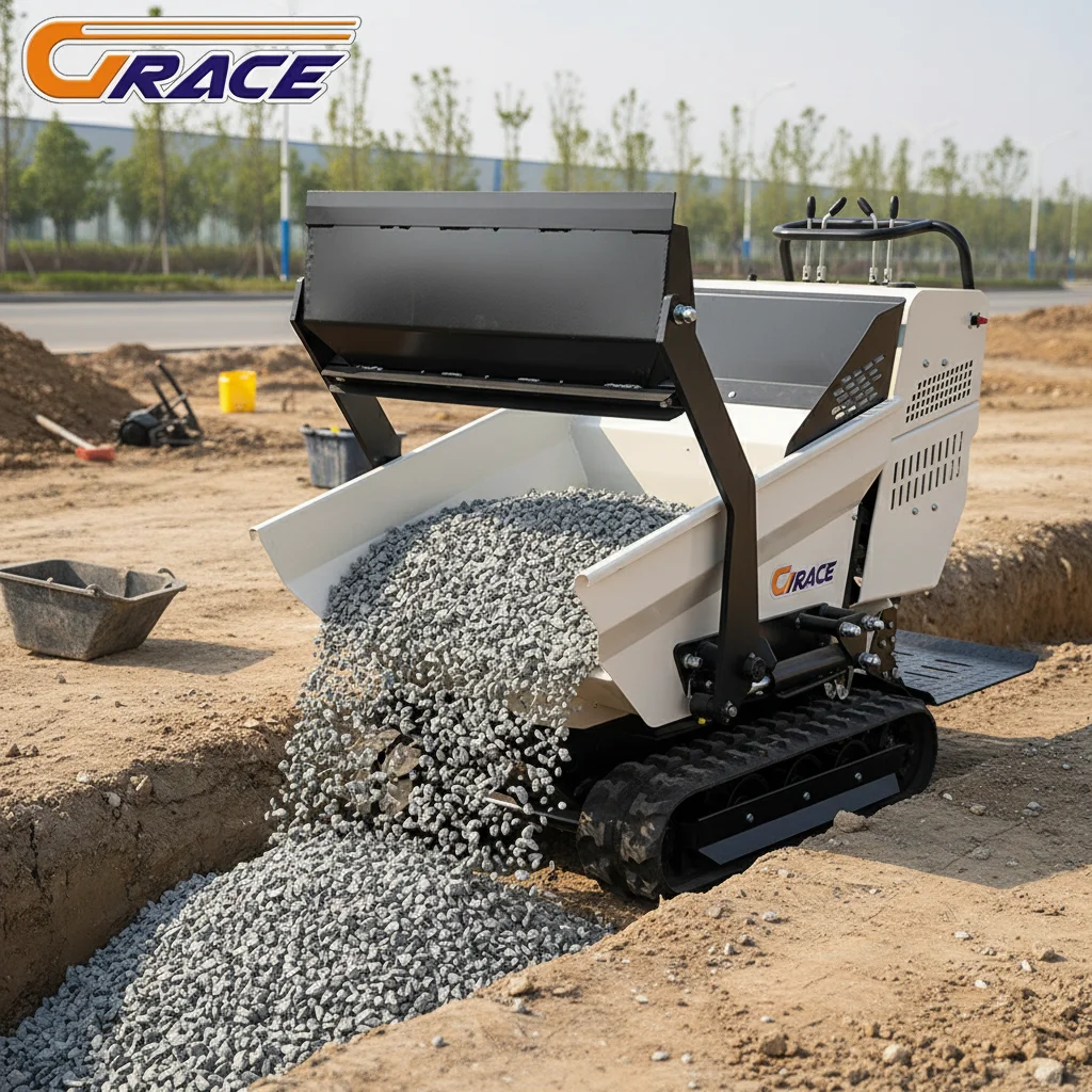 

500kg Heavy Duty Mini Crawler Dumper EURO 5 EPA Factory Direct Fast Delivery