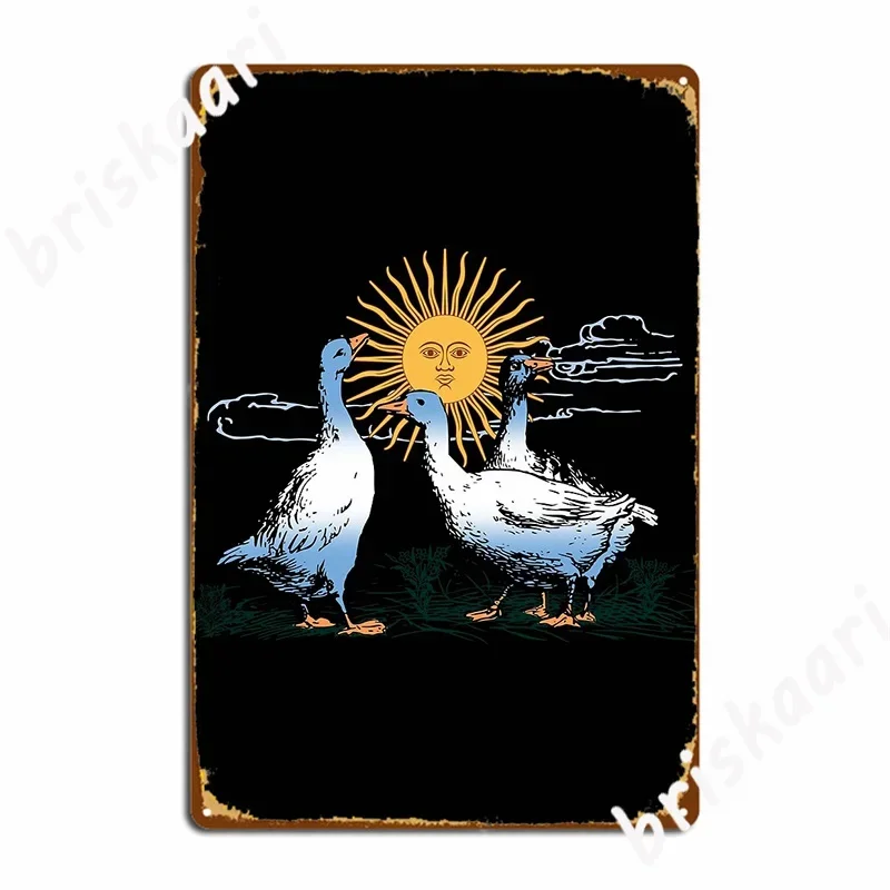 Argentina Geese Metal Plaque Poster Wall Plaque Printing Pub Cinema Tin Sign Posters
