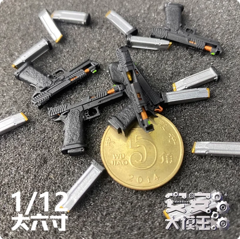 

1/12 Scale Soldier Toy 3D Resin Detachable Rifle Gun Accessories Fit 6'' Action Figure Doll HASUKI Body Model In Stock