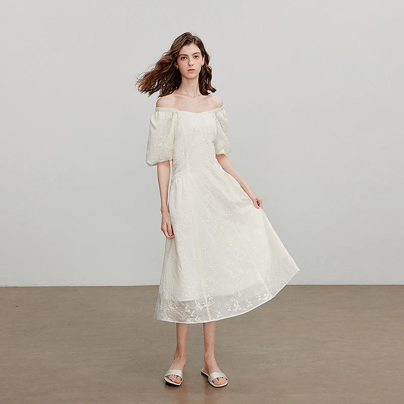 TOYOUTH فستان نسائي 2025 صيف جديد قصير الأكمام فستان كاجوال للعطلات 8529100