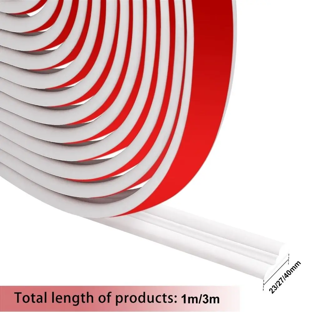High Quality Self-Adhesive Wall Decoration Molding Trim 3D TPE Chair Rail Panel Molding DIY Flexible Window Frame Cabinet Border view 5