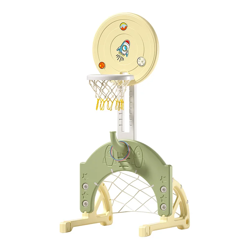 

playground toy children sport toys height adjustable basketball stand for kids game toy with rings and football door