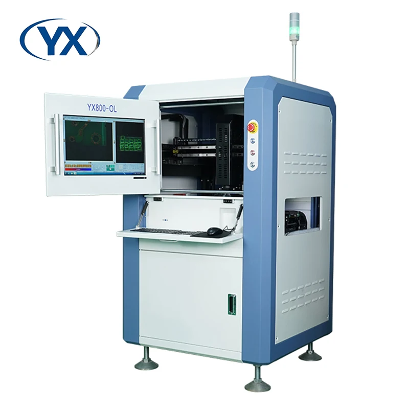 Stock in EU SMT High Resolution Online AOI PCB Inspection Machine YX800-OL On-line PCB Automated SMD AOI Machine