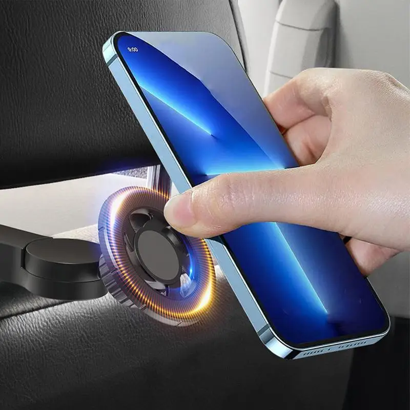 For Refer To Description  Car Phone Mount For Back Seat Adjustable Magnetic Phone Holder Phone Mount Car Accessories With Hook