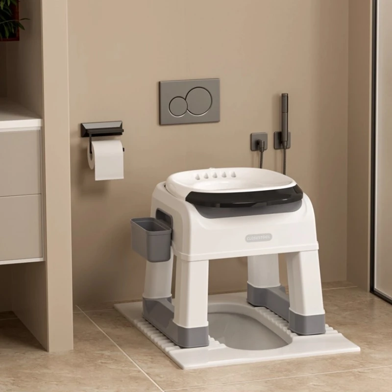  رفع مقعد المرحاض المريح، كرسي صوان محمول لكبار السن، مقعد حمام مبطن ناعم، مساعد على التنقل للحوامل #2