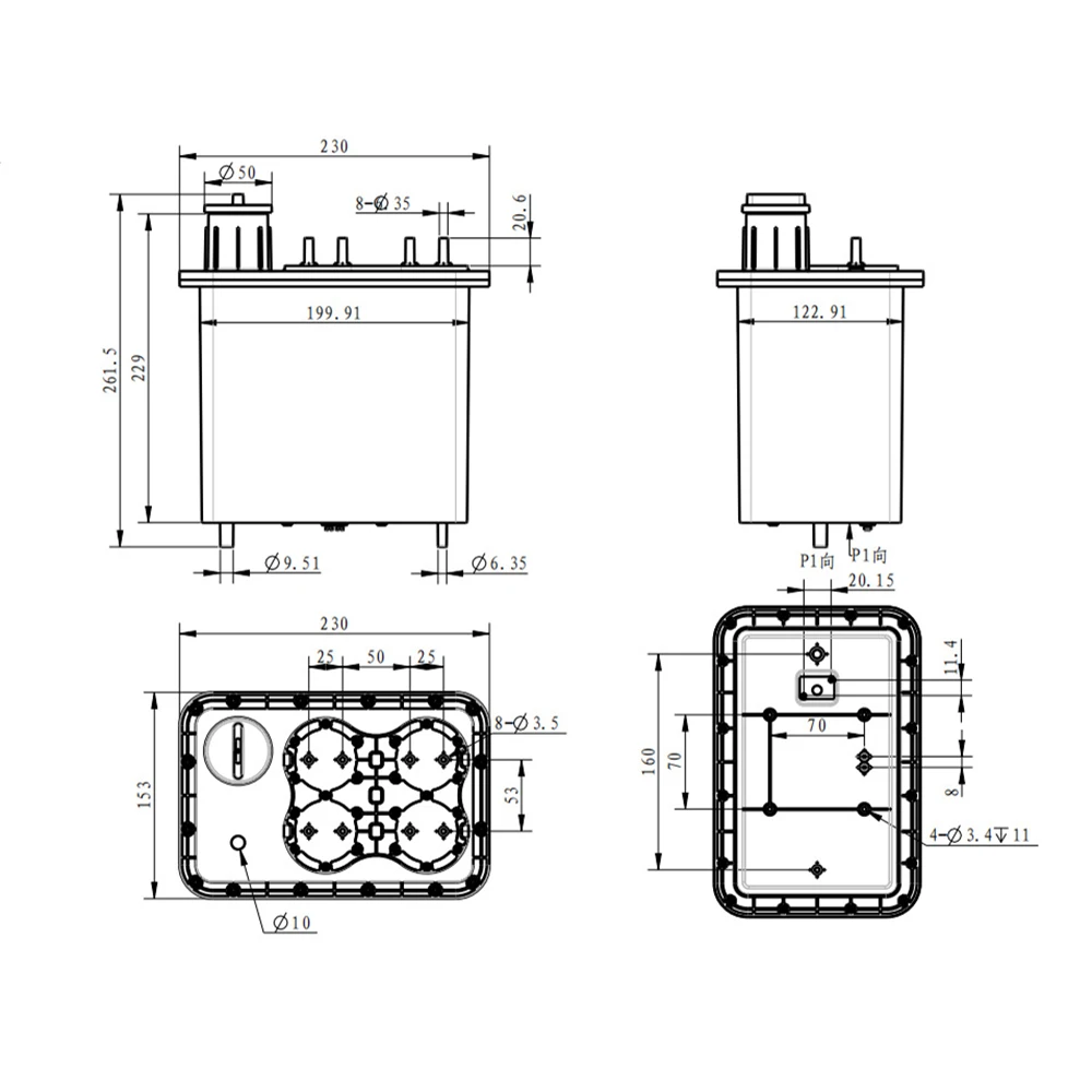 3L zbiornik powietrze-separacja wody PC bogaty w wodór dozownik do wody Generator wodoru zintegrowany zbiornik z absorberem wodoru