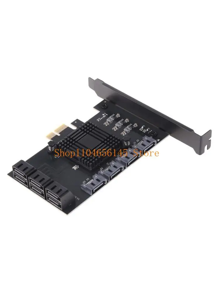 

Карта расширения 5asd Sata3.0, адаптер контроллера 6 Гбит/с для майнинга BTC